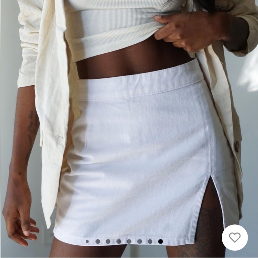 Princess Polly White Mini Skirt